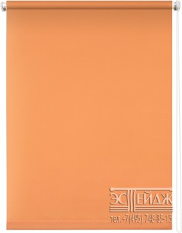 Рулонная штора Плайн (цв.оранжевый) 80х175