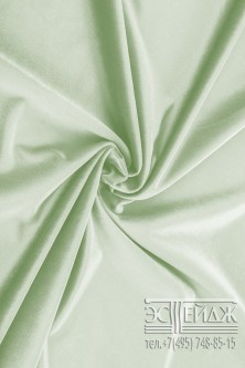 Ткань бархат Эстейдж бледно-салатовый