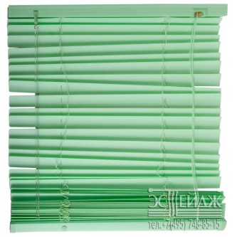 Пластиковые жалюзи 40х160см (цв.зеленый)
