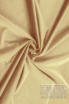 Ткань бархат Эстейдж золотисто-бежевый
