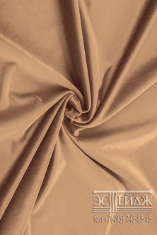 Ткань бархат Эстейдж коричнево-золотой
