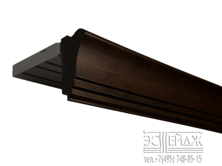 Багетный карниз АВИЛЛА ПРИМО, орех