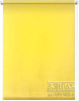Рулонная штора "Плайн" 180х175см (цв.светло-желтый)