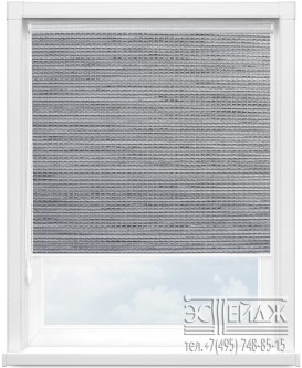 Рулонная штора MINI арт. ЯМАЙКА 1608 (светло-серый)