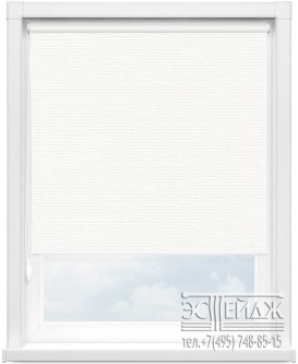 Рулонная штора MINI арт. ОМЕГА 0225 (белый)