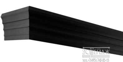 Багетный карниз ОРЕНСЕ ПАТИО, графит
